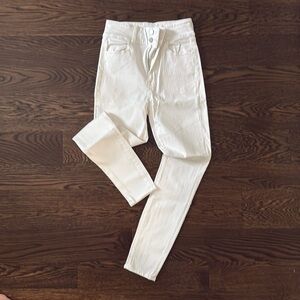 J brand sz 29 white skinny high waist jean Elsa Saturday